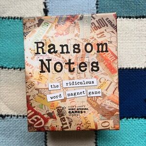 Ransom Notes Word Magnet Game